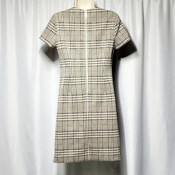 Calvin Klein Glen Plaid Sheath Dress Women's (4) - Picture 4 of 8